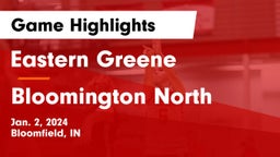 Eastern Greene  vs Bloomington North  Game Highlights - Jan. 2, 2024