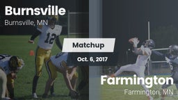 Matchup: Burnsville vs. Farmington  2017