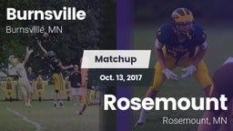 Matchup: Burnsville vs. Rosemount  2017