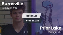 Matchup: Burnsville vs. Prior Lake  2018