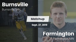 Matchup: Burnsville vs. Farmington  2019