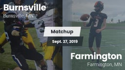 Matchup: Burnsville vs. Farmington  2019