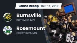 Recap: Burnsville  vs. Rosemount  2019