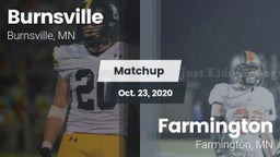 Matchup: Burnsville vs. Farmington  2020