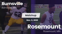 Matchup: Burnsville vs. Rosemount  2020