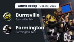 Recap: Burnsville  vs. Farmington  2020