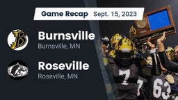 Recap: Burnsville  vs. Roseville  2023