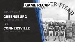 Recap: Greensburg  vs. Connersville  2015