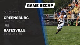 Recap: Greensburg  vs. Batesville  2016