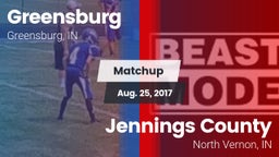 Matchup: Greensburg vs. Jennings County  2017