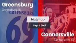 Matchup: Greensburg vs. Connersville  2017