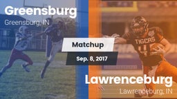 Matchup: Greensburg vs. Lawrenceburg  2017