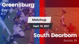 Matchup: Greensburg vs. South Dearborn  2017