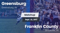 Matchup: Greensburg vs. Franklin County  2017