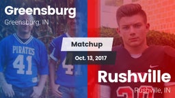 Matchup: Greensburg vs. Rushville  2017