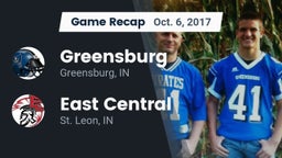 Recap: Greensburg  vs. East Central  2017