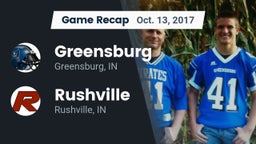 Recap: Greensburg  vs. Rushville  2017