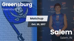 Matchup: Greensburg vs. Salem  2017
