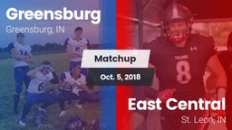 Matchup: Greensburg vs. East Central  2018