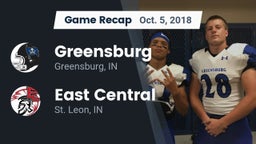 Recap: Greensburg  vs. East Central  2018