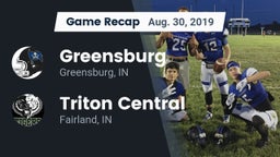 Recap: Greensburg  vs. Triton Central  2019