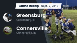Recap: Greensburg  vs. Connersville  2019