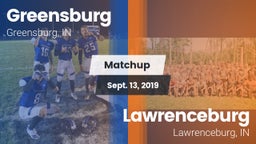 Matchup: Greensburg vs. Lawrenceburg  2019