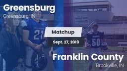 Matchup: Greensburg vs. Franklin County  2019
