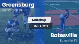 Matchup: Greensburg vs. Batesville  2019