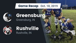 Recap: Greensburg  vs. Rushville  2019