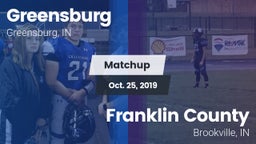 Matchup: Greensburg vs. Franklin County  2019