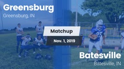 Matchup: Greensburg vs. Batesville  2019