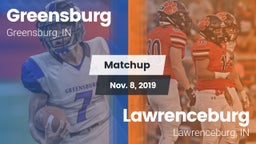 Matchup: Greensburg vs. Lawrenceburg  2019
