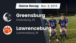 Recap: Greensburg  vs. Lawrenceburg  2019