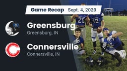 Recap: Greensburg  vs. Connersville  2020