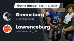 Recap: Greensburg  vs. Lawrenceburg  2020