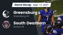 Recap: Greensburg  vs. South Dearborn  2021