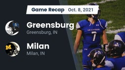 Recap: Greensburg  vs. Milan  2021