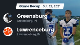 Recap: Greensburg  vs. Lawrenceburg  2021