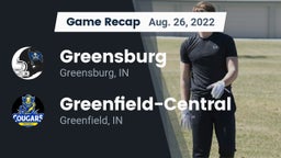 Recap: Greensburg  vs. Greenfield-Central  2022