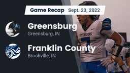 Recap: Greensburg  vs. Franklin County  2022