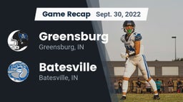 Recap: Greensburg  vs. Batesville  2022