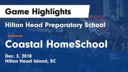 Hilton Head Preparatory School vs Coastal HomeSchool Game Highlights - Dec. 3, 2018