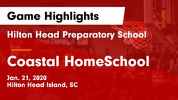 Hilton Head Preparatory School vs Coastal HomeSchool Game Highlights - Jan. 21, 2020