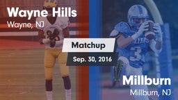 Matchup: Wayne Hills vs. Millburn  2016