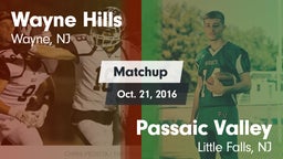 Matchup: Wayne Hills vs. Passaic Valley  2016