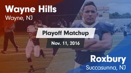 Matchup: Wayne Hills vs. Roxbury  2016