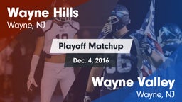 Matchup: Wayne Hills vs. Wayne Valley  2016