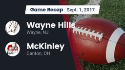Recap: Wayne Hills  vs. McKinley  2017