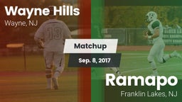Matchup: Wayne Hills vs. Ramapo  2017